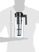 Takeya Tritan Cold Brew Coffee Maker - Airtight Pitcher with Leak-Free Lid - BPA-Free Cold Brew Maker with Silicone Handle - Dishwasher-Safe Pitcher for Homemade Cold Brew - 2 Quart, Black - Image 2