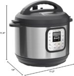 Instant Pot Duo 7-in-1 Mini Electric Pressure Cooker, Slow Rice Cooker, Steamer, Sauté, Yogurt Maker, Warmer & Sterilizer, Includes Free App with over 1900 Recipes, Stainless Steel, 3 Quart