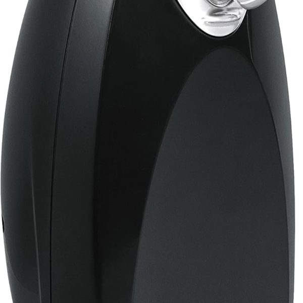 Hamilton Beach Electric Automatic Can Opener with Auto Shutoff, Knife Sharpener, Cord Storage, and SureCut Patented Technology, Extra Tall, Black