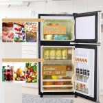 Mini Fridge with Freezer, 3.2 Cu. Ft. Small Fridges with Freezer, Refrigerators Adjustable Thermostat, Apartment Size Refrigerator with Freezers for Office, Apartment, Dorm, Kitchen, Silver - Image 5
