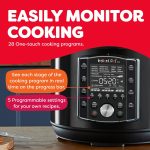 Instant Pot Pro (8 QT) 10-in-1 Pressure Cooker, Slow Cooker, Rice/Grain Cooker, Steamer, Sauté, Sous Vide, Yogurt Maker, Sterilizer, and Warmer, Includes App With Over 800 Recipes, Black - Image 4