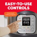 Instant Pot Duo 7-in-1 Mini Electric Pressure Cooker, Slow Rice Cooker, Steamer, Sauté, Yogurt Maker, Warmer & Sterilizer, Includes Free App with over 1900 Recipes, Stainless Steel, 3 Quart