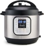 Instant Pot Duo 7-in-1 Electric Pressure Cooker, Slow Cooker, Rice Cooker, Steamer, Sauté, Yogurt Maker, Warmer & Sterilizer, Includes App With Over 800 Recipes, Stainless Steel, 8 Quart