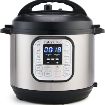 Instant Pot Duo 7-in-1 Electric Pressure Cooker, Slow Cooker, Rice Cooker, Steamer, Sauté, Yogurt Maker, Warmer & Sterilizer, Includes App With Over 800 Recipes, Stainless Steel, 8 Quart