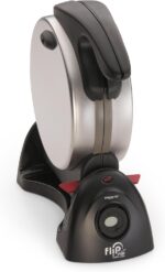 Presto 03510 Ceramic FlipSide Belgian Waffle Maker, Nonstick, Cool Touch Handles, Black