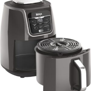 Ninja AF161 Max XL Air Fryer that Cooks, Crisps, Roasts, Bakes, Reheats and Dehydrates, with 5.5 Quart Capacity, and a High Gloss Finish, Grey