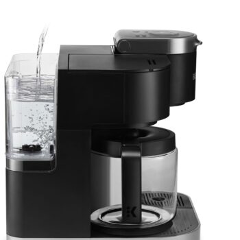 Keurig K-Duo Single Serve K-Cup Pod & Carafe Coffee Maker, with Multiple Brew Sizes, 60oz Removable Reservoir, Programmable Auto Brew Carafe, (Gen 1), Black