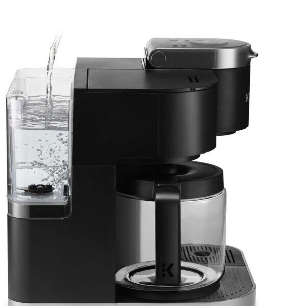 Keurig K-Duo Single Serve K-Cup Pod & Carafe Coffee Maker, with Multiple Brew Sizes, 60oz Removable Reservoir, Programmable Auto Brew Carafe, (Gen 1), Black