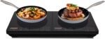 Nuwave Double Cooktop Induction Countertop Burner, Portable, 900 & 1800W, 100°F to 575°F, Large 8” Heating Coil, 50 Pre-Programmed Settings, Shatter-Proof Ceramic Glass, Built-In Safety Auto Shut Off