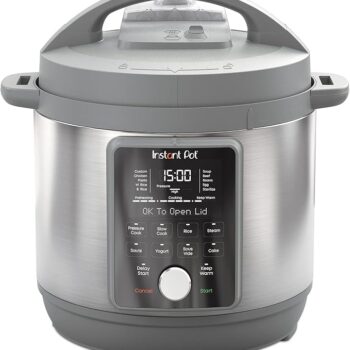 Instant Pot, 8-Quart Whisper Quiet 9-in-1 Electric Pressure Cooker