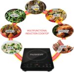 Nuwave Pro Chef Induction Cooktop, NSF-Certified, Commercial-Grade, Portable, Powerful 1800W, Large 8” Heating Coil, 94 Temp Settings 100°F - 575°F in 5°F, Shatter-Proof Ceramic Glass Surface