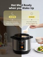COMFEE’ 7-in-1 Small Electric Pressure Cooker