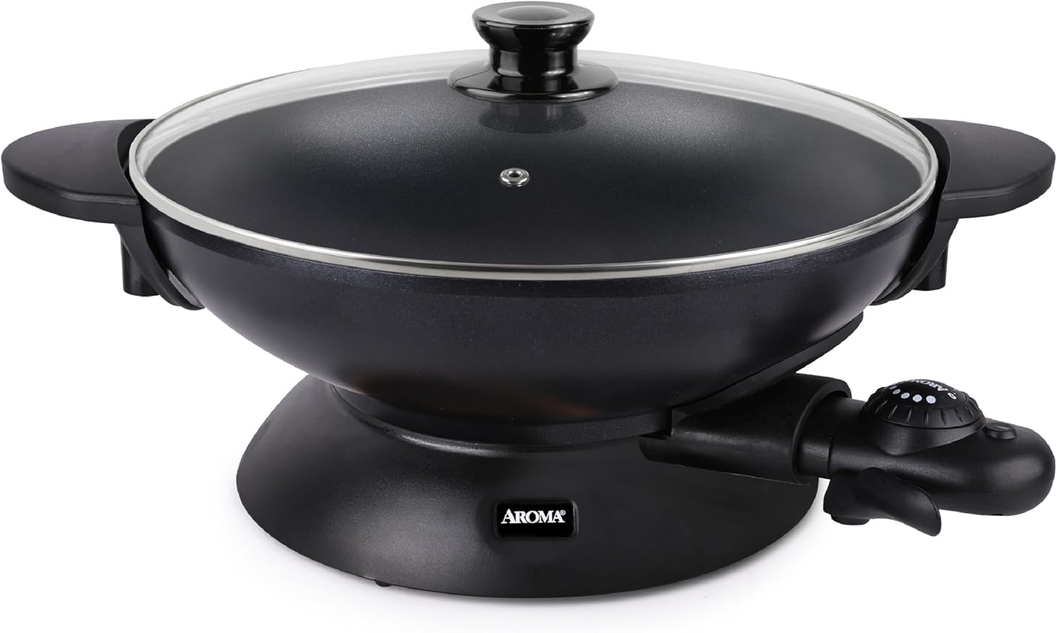 Aroma Housewares AEW-307 Electric Wok, 5 Qt, Black. Aroma Housewares AEW-307 Electric Wok, 5 Qt, Black.