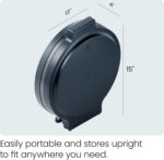 Chefman Everything Maker & Pizza Oven – 1440W Countertop Electric Pizza Maker with 12” Nonstick Cooking Plates, Plus Makes Quesadillas, Omelettes and More, with Indicator Lights and Vertical Storage