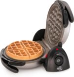 Presto 03510 Ceramic FlipSide Belgian Waffle Maker, Nonstick, Cool Touch Handles, Black