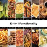 Ninja DCT451 12-in-1 Smart Double Oven with FlexDoor, Thermometer, FlavorSeal, Smart Finish, Rapid Top Convection and Air Fry Bottom , Stainless Steel