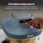 Ninja Crispi Pro 6-in-1 Glass Air Fryer | 6qt & 2.5qt Glass Containers with Storage Lids | Non-Toxic | Meal Prep, Microwave, Freezer & Dishwasher Safe | Air Fry, Bake & More | Cyberspace | AS101CY