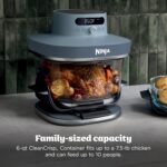 Ninja Crispi Pro 6-in-1 Glass Air Fryer | 6qt & 2.5qt Glass Containers with Storage Lids | Non-Toxic | Meal Prep, Microwave, Freezer & Dishwasher Safe | Air Fry, Bake & More | Cyberspace | AS101CY