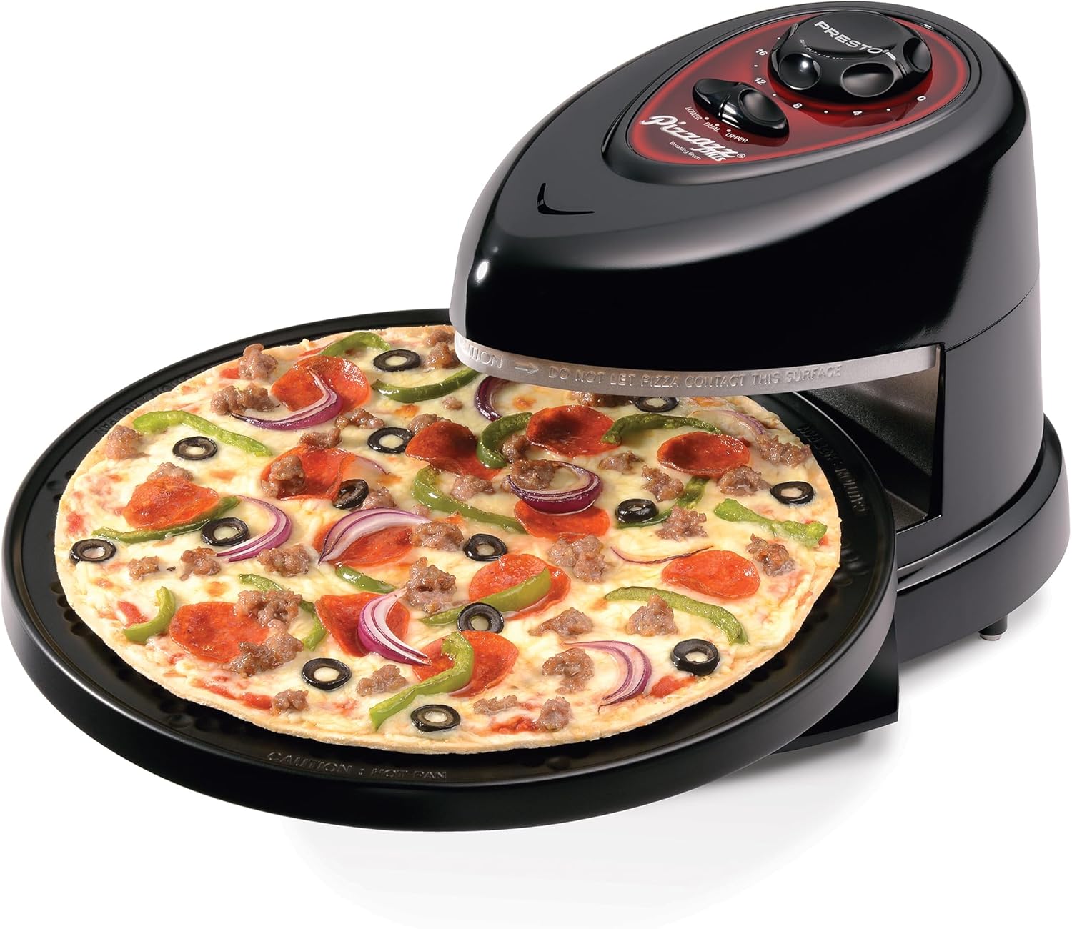 Presto 03430 Pizzazz Plus Rotating Oven, Black Presto 03430 Pizzazz Plus Rotating Oven, Black