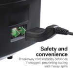 Hamilton Beach Electric Deep Fryer with 3 Baskets and Lid, 4.5 Liters / 19 Cups Oil Capacity, Temperature Control, View Window, Professional Style, 1800 Watts, Stainless Steel (35034)