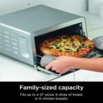 Ninja Flip Toaster Oven&Air Fryer, 8-in-1 Functionality, Flip Up&Away Capability for Storage Space, LargeCapacity, Air Fry Basket, SheetPan, Wire Rack&Removable Crumb Tray, Stainless,1800 watts, SP151