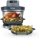 Ninja Crispi Pro 6-in-1 Glass Air Fryer | 6qt & 2.5qt Glass Containers with Storage Lids | Non-Toxic | Meal Prep, Microwave, Freezer & Dishwasher Safe | Air Fry, Bake & More | Cyberspace | AS101CY