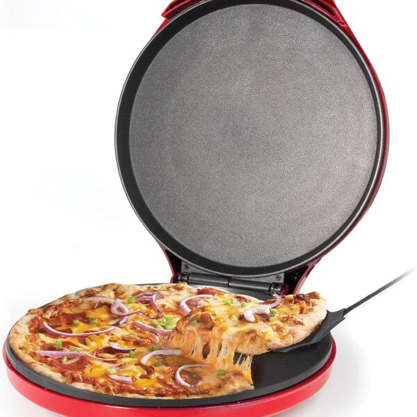 Betty Crocker Countertop Pizza Maker, 1440-Watt Pizza Maker Machine for Home, BC-2958CR
