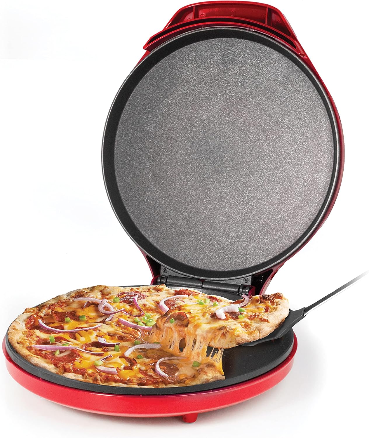 Betty Crocker Countertop Pizza Maker, 1440-Watt Pizza Maker Machine for Home, BC-2958CR Betty Crocker Countertop Pizza Maker, 1440-Watt Pizza Maker Machine for Home, BC-2958CR