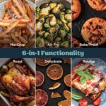 Ninja Crispi Pro 6-in-1 Glass Air Fryer | 6qt & 2.5qt Glass Containers with Storage Lids | Non-Toxic | Meal Prep, Microwave, Freezer & Dishwasher Safe | Air Fry, Bake & More | Cyberspace | AS101CY