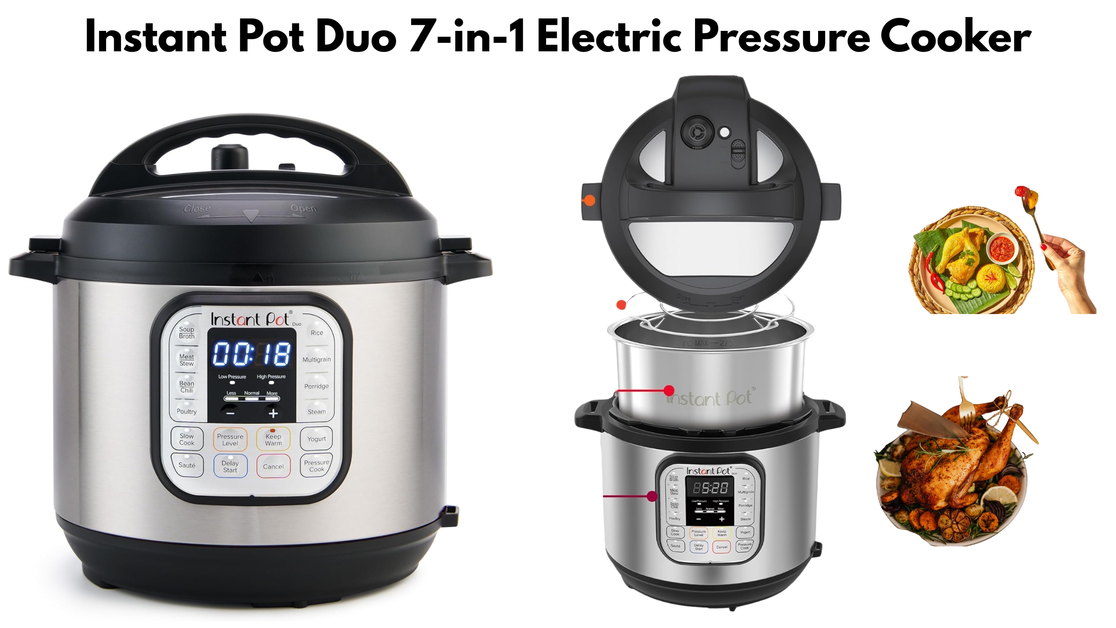 Instant Pot Duo 7-in-1 Electric Pressure Cooker