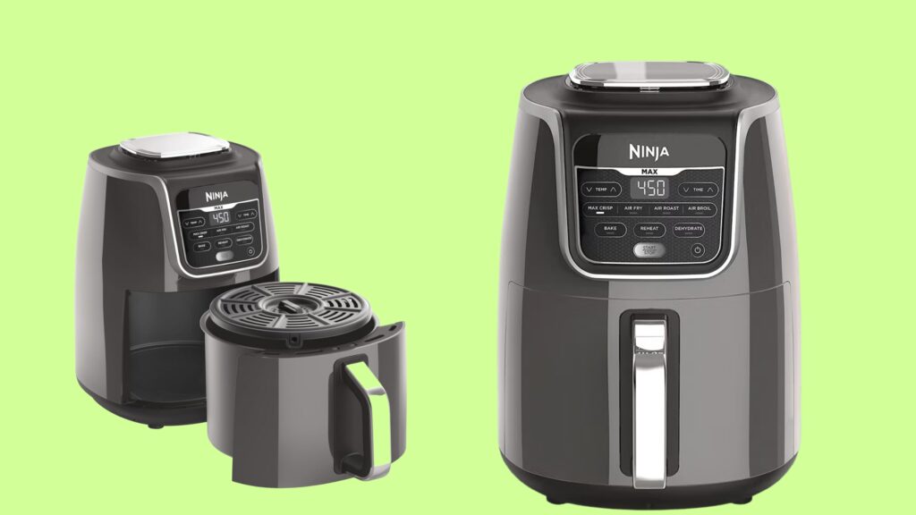 Ninja Max XL Air Fryer
The Ninja Max XL Air Fryer has become one of the most popular kitchen appliances for those looking to make crispy, healthy meals with less oil. With a 5.5-quart capacity, this air fryer promises to deliver big flavors in less time. If you're tired of using a conventional oven or deep fryer, the Ninja Max XL could be the solution you’ve been searching for.
One of the standout features of this air fryer is its Max Crisp setting, which promises to deliver perfectly crispy food in a short amount of time. The fryer has a temperature range of 105°F to 450°F, making it versatile enough to handle a variety of cooking methods like baking, roasting, and dehydrating. If you enjoy air-fried snacks like French fries or chicken wings, this model offers a simple and effective way to achieve the crispy results you crave.
Capacity and Size: The Ninja Max XL features a 5.5-quart basket. This is perfect for feeding a family of 2-4 people, making it ideal for smaller households or individuals who want to cook larger batches in one go. It has a slim profile compared to other air fryers in the same category, which makes it easier to store on the kitchen countertop without taking up too much space. The fryer’s dimensions are approximately 14" x 11" x 14.75", and it weighs around 11 lbs, so it’s sturdy yet easy to move.
Why Choose the Ninja Max XL Air Fryer? 
If you’re looking for a quick, convenient, and easy-to-use appliance that produces crispy and flavorful food without a mess, the Ninja Max XL stands out. The basket is dishwasher-safe, and its removable air broiling rack ensures that cleaning is a breeze.
One of the biggest benefits of using an air fryer like the Ninja Max XL is that it uses hot air circulation to cook food, resulting in crispy, golden brown meals without the need for excessive amounts of oil. This makes it a healthier alternative to deep frying, which can significantly reduce the fat content in your favorite fried dishes. This feature makes it a popular choice for those who want to maintain a healthier lifestyle without sacrificing taste.
Features and Specifications
The Ninja Max XL is packed with impressive features that set it apart from other air fryers in its class. When it comes to features, the Ninja Max XL doesn’t disappoint. It is packed with powerful functions that make it versatile enough for a variety of cooking needs. The easy-to-use control panel ensures that both novice and experienced chefs can enjoy cooking without confusion.
Control Panel: 
The control panel on the Ninja Max XL is easy to operate and read, even for beginners. It offers several built-in functions such as Max Crisp, Air Fry, Air Roast, Bake, Reheat, and Dehydrate. Each of these functions has specific settings for temperature and time. For example, the Max Crisp setting operates at 450°F and can cook food in just a few minutes, while the Dehydrate function works at 105°F and can run for up to 12 hours.
Cooking Functions:
Max Crisp: 
This is the highest temperature setting, going all the way to 450°F. It’s perfect for getting a crispy finish on your food in the shortest amount of time. Whether you are cooking frozen French fries, chicken wings, or other crispy snacks, this setting is designed to deliver crispy results without overcooking.


Air Fry: 
The Air Fry function is great for those looking to mimic the taste and texture of deep frying without using a lot of oil. It operates at a lower temperature than Max Crisp and provides crispy results for many foods like fries, nuggets, and vegetables.


Air Roast: 
This setting works great for roasting vegetables, proteins like chicken, and even baking small items like potatoes. The air roasting feature gives you the best of both worlds — a crispy outer layer with a tender and juicy interior.


Bake: 
The Bake setting operates within the range of 250°F to 400°F and is ideal for baked goods like cakes, muffins, or even pizza. It provides a controlled, even cooking environment for your baked treats, making it a great alternative to using a traditional oven.


Reheat: 
If you have leftovers, the Reheat function is perfect for warming up food without drying it out. Unlike microwaving, which can make food soggy, this setting ensures that your leftovers maintain their crispy texture.


Dehydrate: 
For those who enjoy making homemade snacks, the Dehydrate function is a standout. You can set it to a low temperature to dry out fruits, vegetables, or meats for making jerky or dried fruit.


Capacity: 
The 5.5-quart basket is spacious enough to cook meals for a small family or group. It can handle about 10 chicken wings or a large batch of French fries, making it perfect for meal prepping or quick dinners.
Size and Convenience
5.5-Quart Basket: The size of the basket is ideal for small to medium-sized meals. It can handle around 10 chicken wings or a generous portion of French fries, making it an excellent choice for families or those who meal prep.


Slim Design: The Ninja Max XL is designed with a slimmer footprint compared to many other air fryers. While it has a large cooking capacity, it won’t take up too much space on your countertop. This makes it perfect for people with limited kitchen space.


Dishwasher Safe Parts: Cleaning up after cooking doesn’t need to be a hassle. The basket and removable air broiling rack are both dishwasher-safe, which makes cleanup quick and easy.


Performance and Cooking Results
When it comes to performance, the Ninja Max XL doesn’t disappoint. It’s powerful and heats up quickly, providing even cooking results across all settings. When testing the Ninja Max XL in a variety of conditions, you will find that it delivered great results in terms of both speed and quality of cooking. 
Frozen French Fries: 
We also tested frozen French fries by air frying them at 350°F for 20 minutes. The fries were crispy on the outside and tender on the inside. The Ninja Max XL cooks frozen foods with ease, making it a great option for quick snacks. However, for extra crispiness, you may want to monitor the cooking time closely when using the Max Crisp setting, as the fries can burn in just 10-12 minutes.
Fresh French Fries: 
We tested hand-cut fresh fries that were tossed with olive oil and kosher salt. After 20 minutes at 350°F, the fries turned out crispy on the outside, with a soft, moist interior. These fries were nearly perfect, though we recommend shaking the basket halfway through cooking to ensure even browning.
Chicken Wings: 
During testing, chicken wings were air fried at 400°F for 20 minutes, and the results were impressive. The wings turned out crispy on the outside while remaining juicy on the inside. Whether you’re cooking plain wings or tossing them in your favorite sauce, the Ninja Max XL delivers great results every time.
Ease of Use and Cleaning
One of the most convenient aspects of the Ninja Max XL is its user-friendly design. The controls are simple, and the digital display makes it easy to adjust the temperature and cooking time. Whether you're new to air frying or an experienced user, the intuitive layout makes operation a breeze.
The removable basket is designed to be easy to clean, and it’s dishwasher-safe, which adds to its convenience. Cleaning air fryers can sometimes be a chore, but the Ninja Max XL’s design makes it easy to maintain. If you prefer, you can also clean the basket by hand, and the ceramic coating ensures that food doesn't stick, making the cleaning process even simpler.
Should You Buy the Ninja Max XL?
The Ninja Max XL Air Fryer is a reliable and easy-to-use appliance that delivers crispy and tasty results in less time. It excels at making quick meals like French fries and chicken wings, and its multiple cooking functions provide versatility in the kitchen. The 5.5-quart basket is large enough for small to medium batches, and the Max Crisp setting ensures that food is cooked to perfection, crispy on the outside, and tender on the inside.
While the basket may feel a bit small for large families or big batches, it’s still a great option for those who don’t mind cooking in batches. The Ninja Max XL is perfect for anyone who wants to make healthier versions of their favorite fried foods without compromising on taste. If you’re looking for an affordable air fryer that’s easy to clean, quick to use, and provides excellent results, the Ninja Max XL is worth considering.
Pros:
Quick and efficient cooking


Easy to use with multiple cooking functions


Dishwasher-safe basket for easy cleanup


Max Crisp setting for extra crispy food


Compact and space-saving design


Versatile cooking functions for various dishes


Cons:
Basket size may feel small for larger households


Max Crisp setting can burn food if not monitored closely


The Ninja Max XL is a great option for those who want to enjoy crispy and flavorful meals without the hassle of deep frying. If you are looking for a powerful air fryer with versatile features, this model is definitely worth considering. Overall, the Ninja Max XL provides great value for money and is a top choice for anyone who enjoys crispy meals without the guilt of deep frying. 
Ninja Air Fryer Max XL vs. Ninja Foodi Air Fry Oven

The Ninja Air Fryer Max XL is made for fast air frying. It has a basket that feels a bit smaller than some square models, but it cooks fast and is very easy to use. The Ninja Foodi Air Fry Oven acts like a toaster oven with air fry power. It has heating elements on the top and bottom, so you can toast, bake, roast, and air fry. It also has a wide cooking surface. This helps when you want food in a single layer like wings, fries, and chicken pieces.
Both are strong units, but they serve different needs.
Comparison Table

Feature
Ninja Air Fryer Max XL
Ninja Foodi Air Fry Oven
Style
Basket air fryer
Toaster-oven style
Capacity
Medium (round basket)
Large flat cooking area
Best For
Fries, snacks, small meals
Wings, pizza, toast, sheet-pan cooking
Heating
Top element
Top + bottom elements
Speed
Very fast
Fast, but depends on mode
Ease of Use
Simple
More functions
Space
Compact
Needs more counter space
Cooking Flexibility
Air fry, reheat, bake
Air fry, bake, toast, roast, broil


Long Buyer Guide
If you want a simple and fast air fryer, the Ninja Air Fryer Max XL is a safe pick. It heats up fast and gives crisp results. The basket is easy to clean and works well for fries, nuggets, small chicken cuts, and reheating leftover food.
If you want more cooking space, the Ninja Foodi Air Fry Oven gives you a wide tray where food can sit in a flat layer. This helps with wings, veggies, pizza, and bigger batches. You can also toast bread, bake cookies, and roast meat. It works like a small oven with air fry power.
The choice depends on your kitchen:
Pick Max XL if you want a fast everyday air fryer.


Pick Foodi Air Fry Oven if you want one machine that can do many cooking tasks.
More Ninja Air Fryers You Can Check on Our Site
Here are more Ninja options you can explore. Each one is different and useful in its own way. You can link each product name to your own pages.
The Ninja Crispi 4-in-1 Portable Cooking System is good for small meals. It heats fast and comes with glass containers you can store in the fridge.
The Ninja Crispi 4-in-1 Portable Glass Air Fryer (FN101GY) is also small and easy to use.
If you want more cooking styles in one machine, look at the Ninja Foodi 5-in-1 Indoor Grill (AG301). It can grill, air fry, bake, roast, and dry food.
For bigger meals, the Ninja Foodi Smart XL 6-in-1 Grill (FG551) gives more space and includes a smart thermometer.
If you need a large oven-style machine, the Ninja XL Pro Air Oven (DT201) is a good choice. It can hold a whole chicken or a full sheet pan.
If you want two cooking zones, the Ninja Double Oven 12-in-1 (DCT401) lets you cook two dishes at the same time.
For simple daily cooking, the Ninja Air Fryer 4QT (AF101) is small and easy. It works great for fries, wings, and snacks.
If you like cooking and storing food in glass bowls, try the Ninja Crispi Pro 6-in-1 Glass Air Fryer (AS101CY). It includes two glass containers with lids.
For grill-style cooking, the Ninja Foodi Smart XL Grill 2nd Gen (DG551) gives nice grill marks and cooks fast.
The Ninja DCT451 12-in-1 Smart Double Oven is a strong choice if you want more control. It has FlexDoor, a thermometer, Smart Finish, and fast cooking on the top and bottom. It is great for bigger families or people who cook more than one dish at once.
The Ninja Digital Air Fry Countertop Oven (SP101) is a slim model with 8 cooking functions. It flips up to save space and has a wide tray for more food. It is perfect for small kitchens.
Is the Ninja Max XL Worth It?
This air fryer is great if you want food that tastes crispy without using a lot of oil. It cooks fast, it’s easy to use, and the Max Crisp button makes your fries and wings crunchy every time. The basket isn’t huge, but it’s fine for everyday meals.
If you want something simple that works well and doesn’t cost too much, the Ninja Max XL is a good choice.
Want more kitchen tools that actually help in real life? Visit AHRDeals for more easy reviews:
