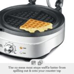 Breville No-Mess Classic Waffle Maker BWM520XL, Brushed Stainless Steel