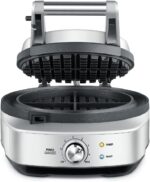 Breville No-Mess Classic Waffle Maker BWM520XL, Brushed Stainless Steel