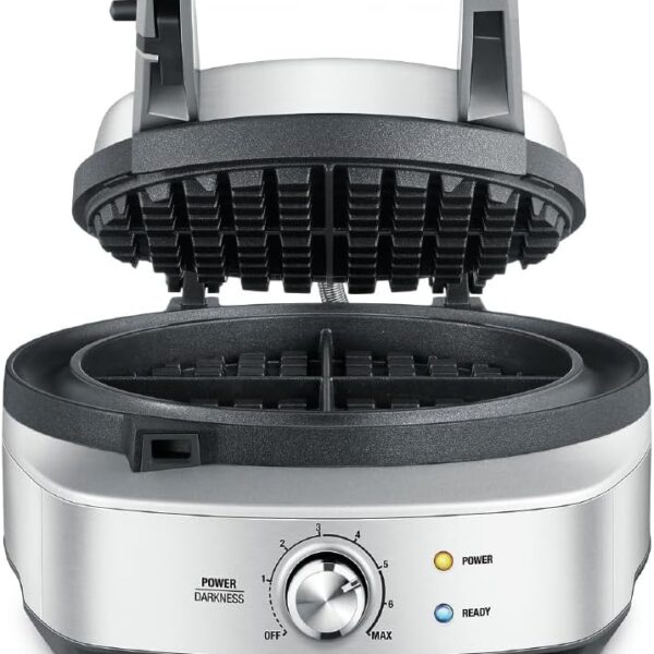 Breville No-Mess Classic Waffle Maker BWM520XL, Brushed Stainless Steel