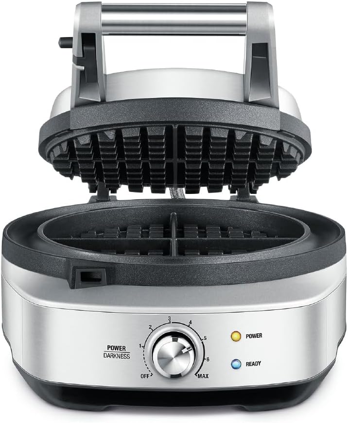 Breville No-Mess Classic Waffle Maker BWM520XL, Brushed Stainless Steel Breville No-Mess Classic Waffle Maker BWM520XL, Brushed Stainless Steel