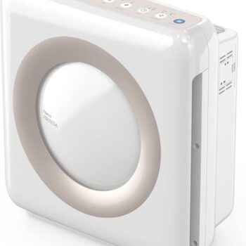 Coway Airmega AP-1512HH(W) True HEPA Purifier with Air Quality Monitoring, Auto, Timer, Filter Indicator, and Eco Mode, 16.8 x 18.3 x 9.7, White
