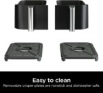 Ninja Foodi DZ090C 5-in-1, 6-qt. 2-Basket Air Fryer with DualZone Technology, Black