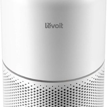 LEVOIT Air Purifier for Home Allergies Pet Hair in Bedroom, Covers Up to 1073 ft² by 56W High Torque Motor, AHAM VERIFIDE, 3-in-1 Filter with HEPA Sleep Mode, Remove Dust Smoke Odor, Core300-P, White