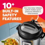 Instant Pot Duo Plus 9-in-1 Multicooker, Pressure Cooker, Slow Cook, Rice Maker, Steamer, Sauté, Yogurt, Warmer & Sterilizer, Includes App With Over 800 Recipes, Stainless Steel, 6 Quarts