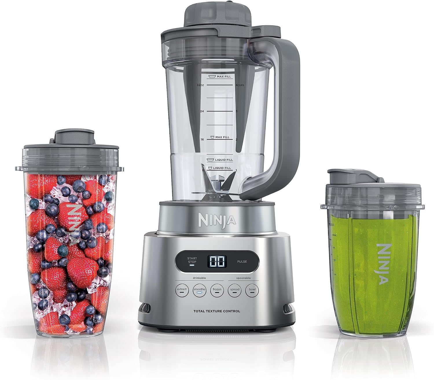 Ninja SS151 TWISTi Blender DUO, High-Speed 1600 WP Smoothie Maker Ninja SS151 TWISTi Blender DUO, High-Speed 1600 WP Smoothie Maker
