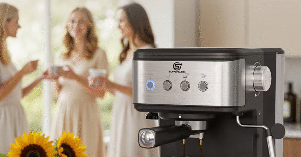 SUPERLEX 15 Bar Espresso Coffee Machine