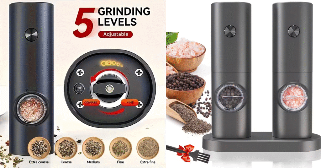 MERTTURM Electric Salt and Pepper Grinder
